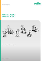 Wilo Isar MODH1-E-1CH3-LE-2 Series Inbouw- En Bedieningsvoorschriften