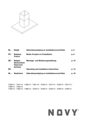 Novy 7465/14 Gebruiksaanwijzing En Installatievoorschriften