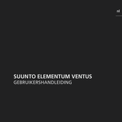 Suunto ELEMENTUM VENTUS Gebruikershandleiding