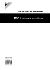 Daikin FXDQ15A2VEB Gebruiksaanwijzing