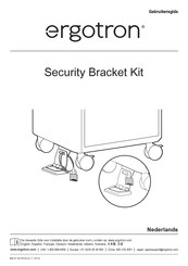 Ergotron Security Bracket Gebruikersgids