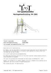 TNT PH-2001 Montagehandleiding