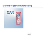 Nokia 3100 Uitgebreide Gebruikershandleiding