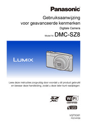 Panasonic Lumix DMC-SZ8 Gebruiksaanwijzing Voor Geavanceerde Kenmerken