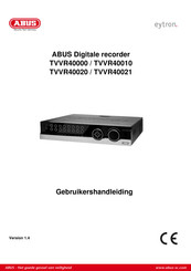 Abus TVVR40010 Gebruikershandleiding