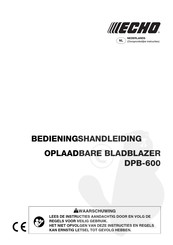 Echo DPB-600 Bedieningshandleiding