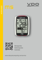 VDO Cyclecomputing M5 Handleiding