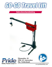 Pride Mobility Products GO-GO Travel Lift Gebruikershandleiding