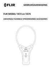 FLIR TA72 Gebruiksaanwijzing