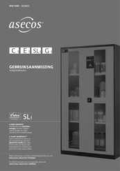 asecos CS.195.054.R Gebruiksaanwijzing