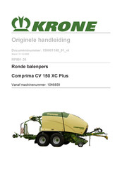 Krone Comprima CV 150 XC Handleiding