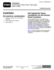 Toro Greensmaster Flex 1021 Installatie-Instructies