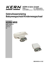 KERN and SOHN MBB Series Gebruiksaanwijzing