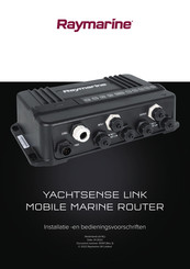 Raymarine YACHTSENSE LINK Installatie- En Bedieningsvoorschriften