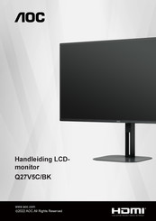 AOC Q27V5C/BK Handleiding