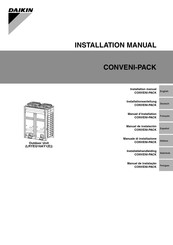 Daikin CONVENI-PACK LRYEQ16AY1 Installatiehandleiding