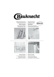 Bauknecht ESTM 9145 Gebruiksaanwijzing