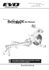 Evo ReNegaDe Air Rower Classic Handleiding