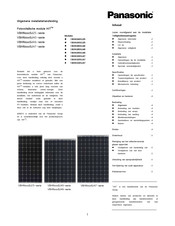 Panasonic HIT VBHN295SJ46 Installatiehandleiding