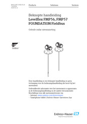 Endress+Hauser Levelflex FMP56 Beknopte Handleiding