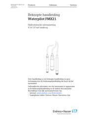 Endress+Hauser Waterpilot FMX21 Beknopte Handleiding