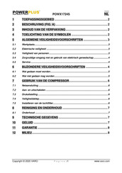 Powerplus POWX1724S Gebruiksaanwijzing