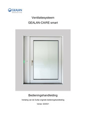 GEALAN GEALAN-CAIRE smart Bedieningshandleiding