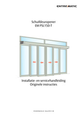 entrematic EM PSL150-T Installatie- En Servicehandleiding