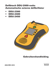 Defibtech DDU-2000 Series Gebruikershandleiding