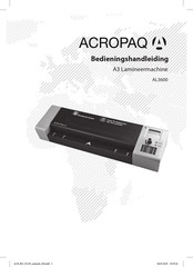 ACROPAQ AL3600 Bedieningshandleiding