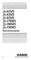 Casio fx-82MS Gebruiksaanwijzing