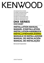 Kenwood DNX7260BT Installatiehandleiding