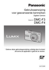 Panasonic Lumix DMC-F3 Gebruiksaanwijzing Voor Geavanceerde Kenmerken