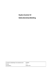 Hydronix Hydro-Control VI Gebruikershandleiding