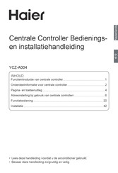 Haier YCZ-A004 Installatiehandleiding