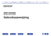 Denon DNP-2000NE Gebruiksaanwijzing