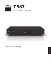 NAD T 567 Gebruikershandleiding