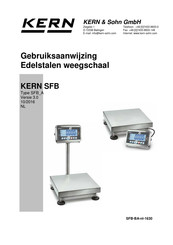 KERN and SOHN SFB 60K-2XLA Gebruiksaanwijzing