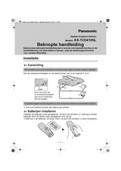 Panasonic KX-TCD410NL Beknopte Handleiding