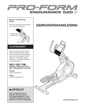 Pro-Form PFEVEL69716.0 Gebruikershandleiding