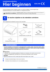 Brother ADS-2100 Installatiehandleiding