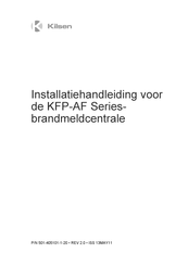 Kilsen KFP-AF Series Installatiehandleiding