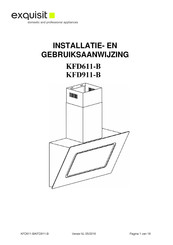 Exquisit KFD611-B Installatie- En Gebruiksaanwijzing