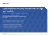 Samsung Smart Signage QM85N Gebruikershandleiding