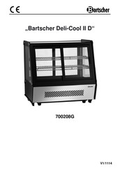 Bartscher Deli-Cool II D Gebruiksaanwijzing