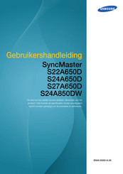 Samsung SyncMaster S22A650D Gebruikershandleiding