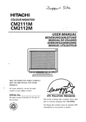 Hitachi CM2111M Gebruiksaanwijzing