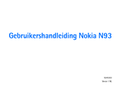 Nokia N93 Gebruikershandleiding