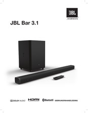 Harman JBL Bar 3.1 Gebruikershandleiding