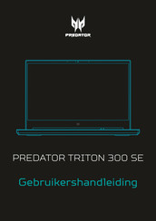 Acer Predator Triton 300 SE Gebruikershandleiding